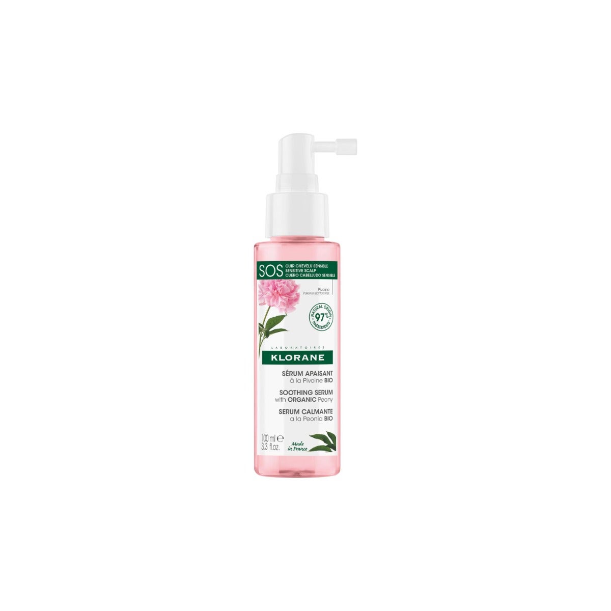 Klorane Siero Lenitivo alla Peonia Bio 100ml-1