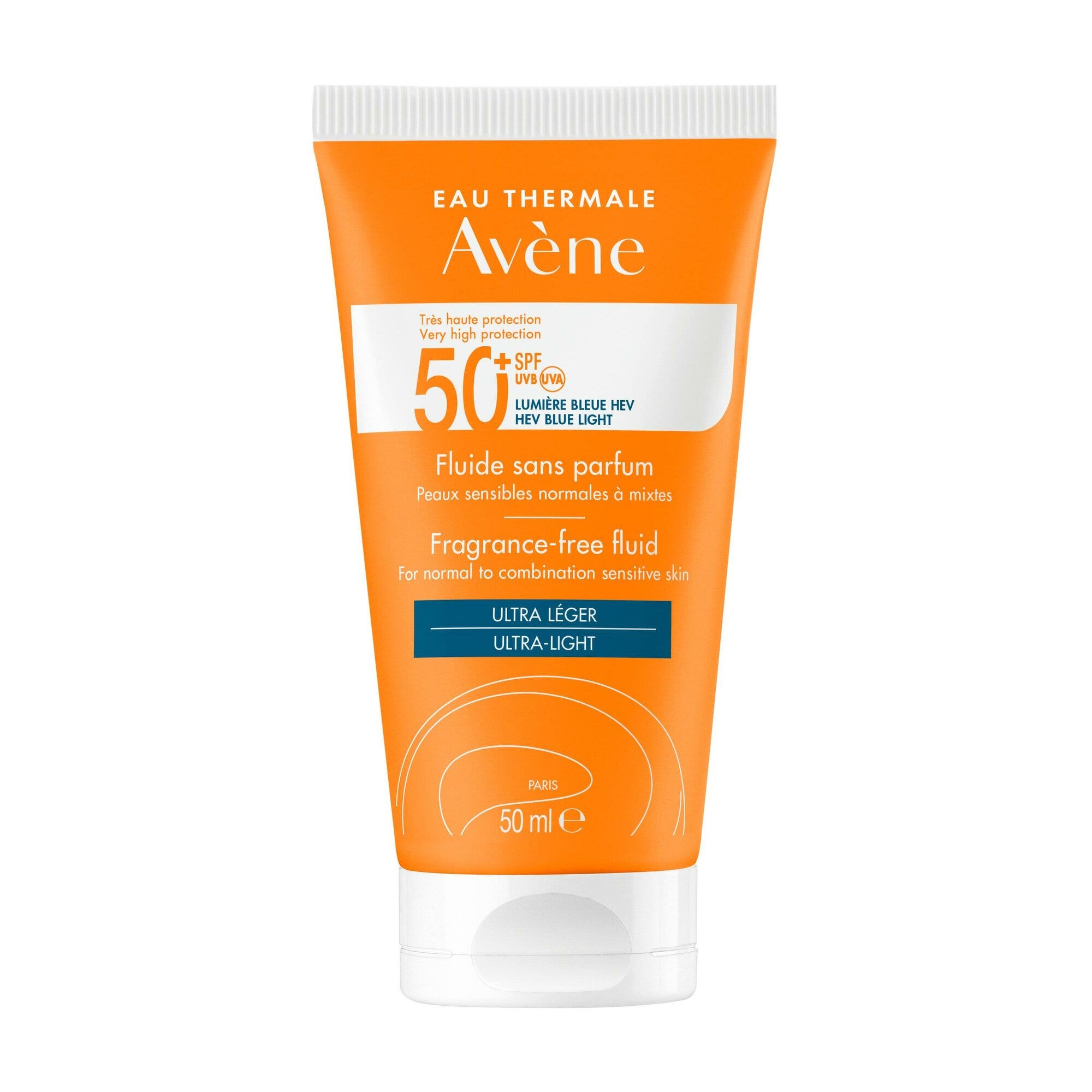 Avène Fluido Senza Profumo SPF 50+ Solare Viso 50ml-5