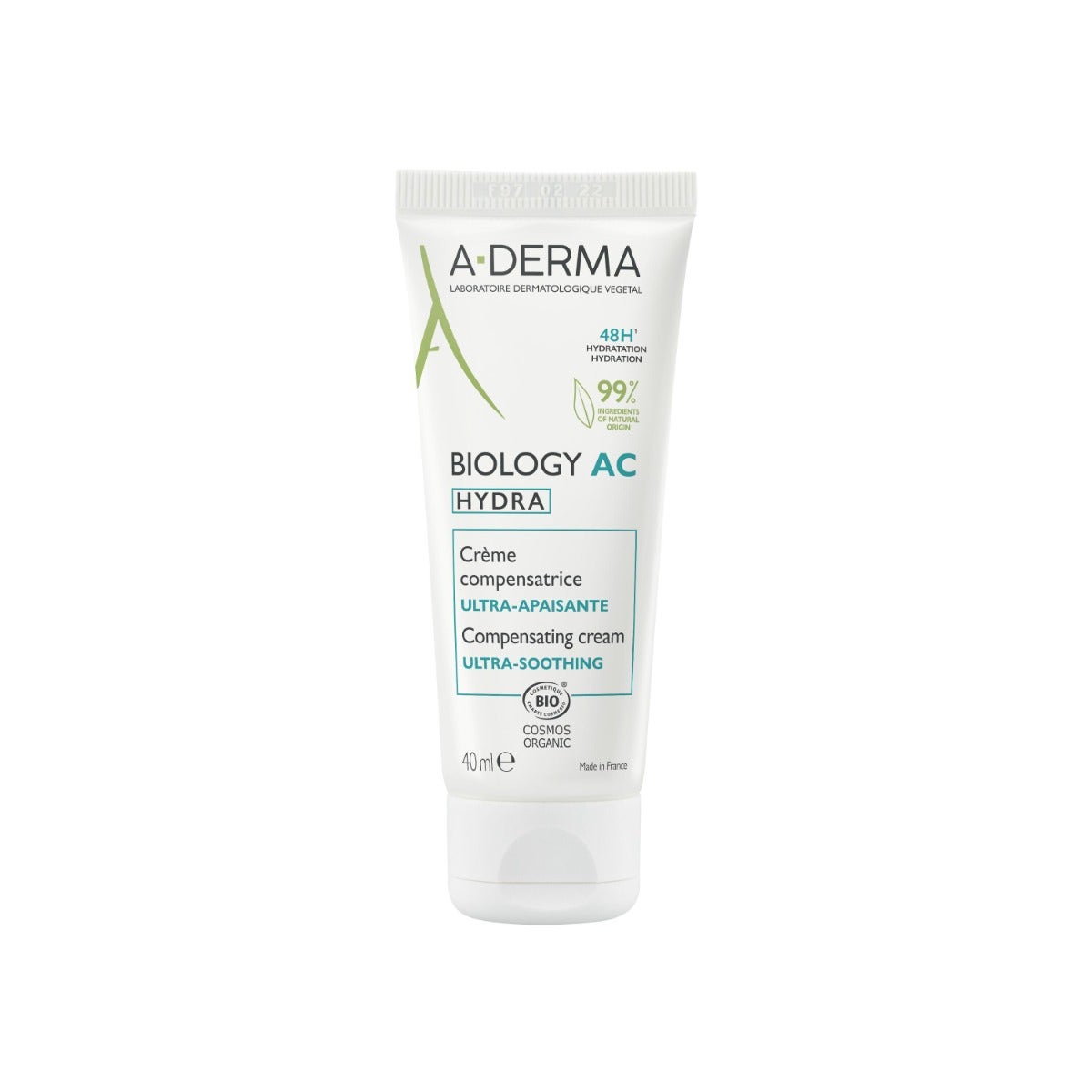 A-Derma Biology Ac Hydra Crema Compensatrice Ultra-lenitiva Anti-imperfezioni 40ml-5