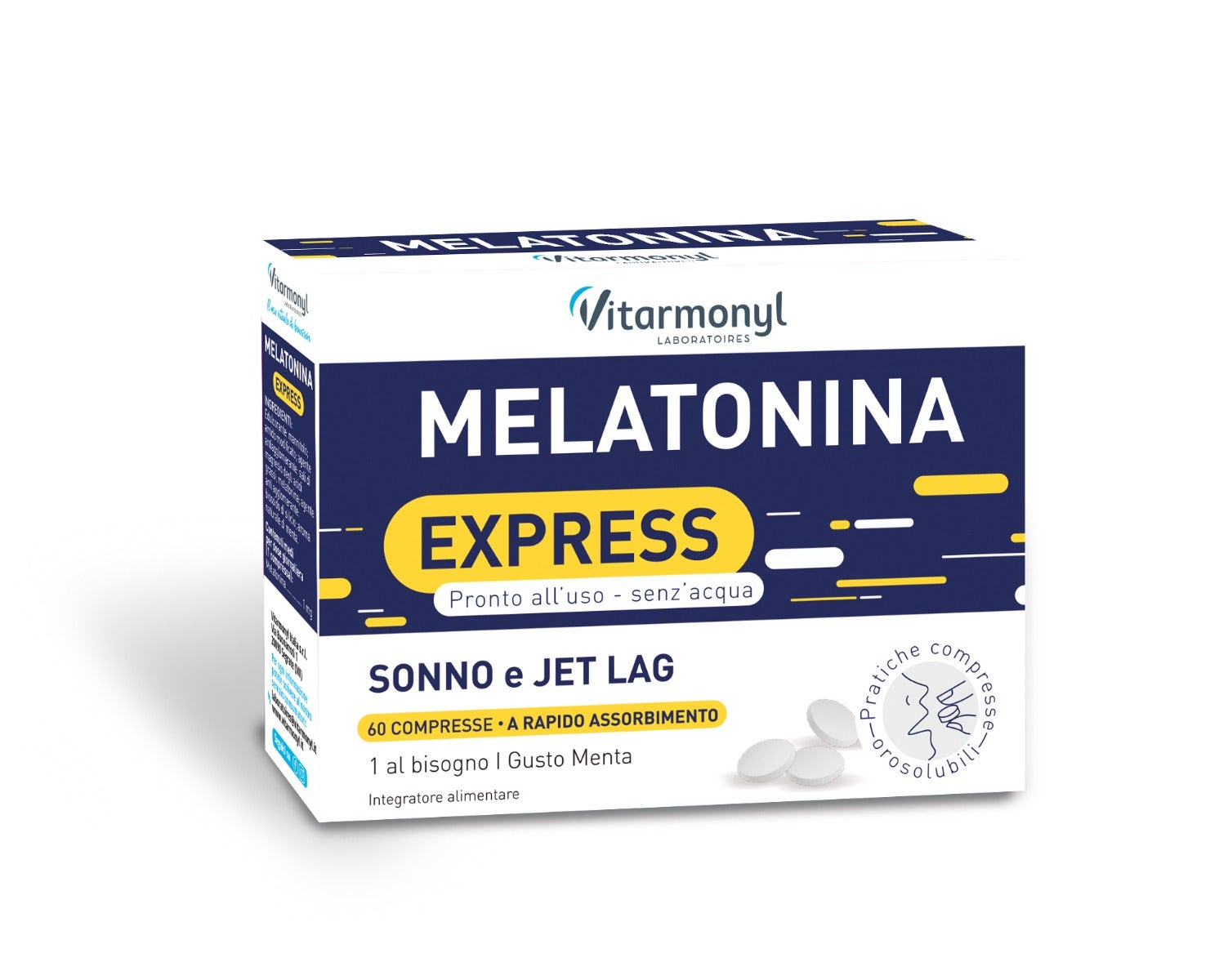 Vitarmonyl Melatonina Express 60 Compresse-1