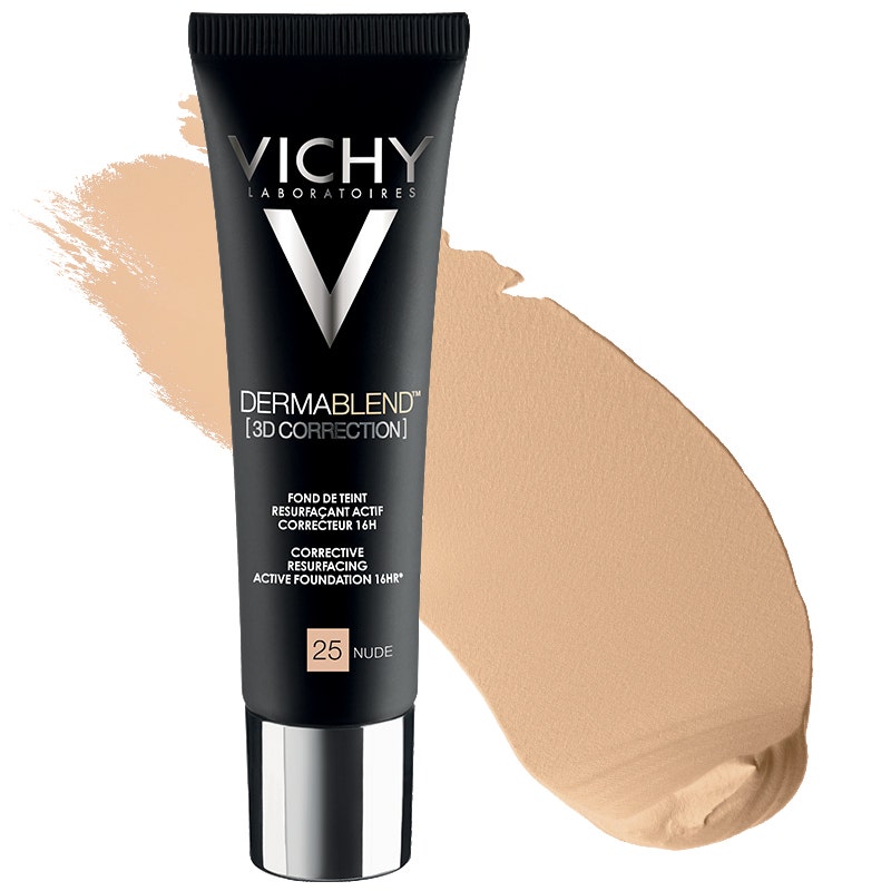 Vichy Dermablend 3D Fondotinta Coprente Per Pelle Grassa Con Imperfezioni Tonalità 25 30ml-3