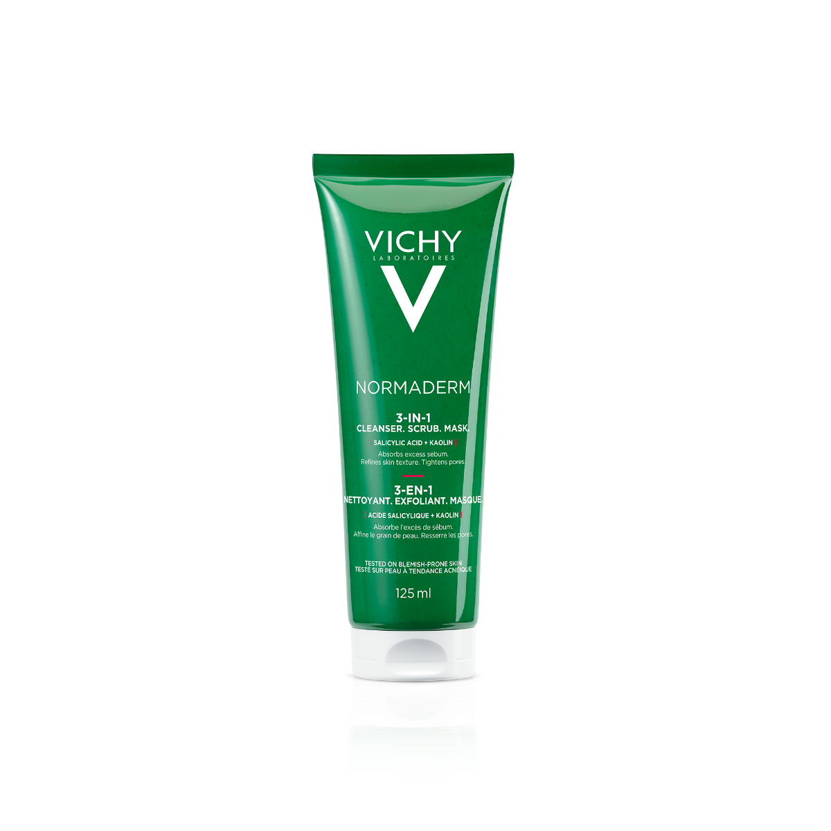 Vichy Normaderm 3 in 1 Esfoliante + Crema Detergente + Maschera 125 ml-5