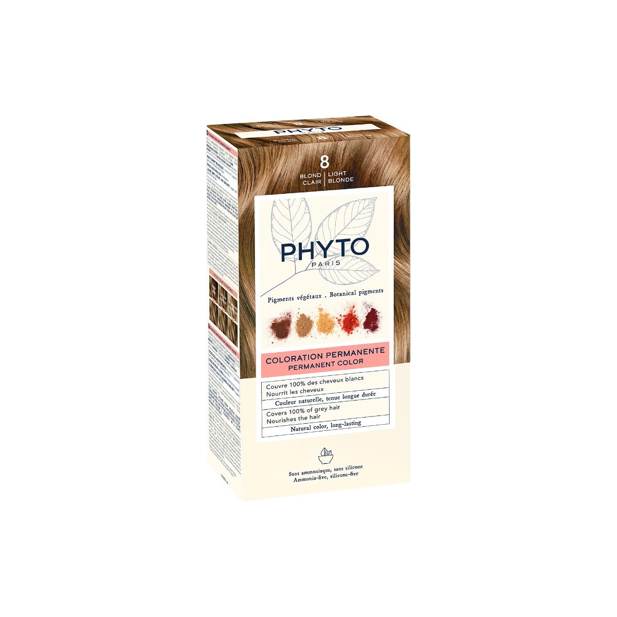 Phyto Phytocolor 8 Biondo Chiaro Colorazione Permanente Per Capelli-0