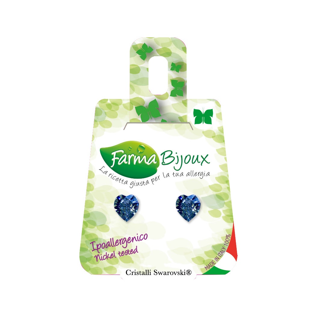 Bioetic Bijoux Orecchino Cuore 6x6 6mm Montan   - 1