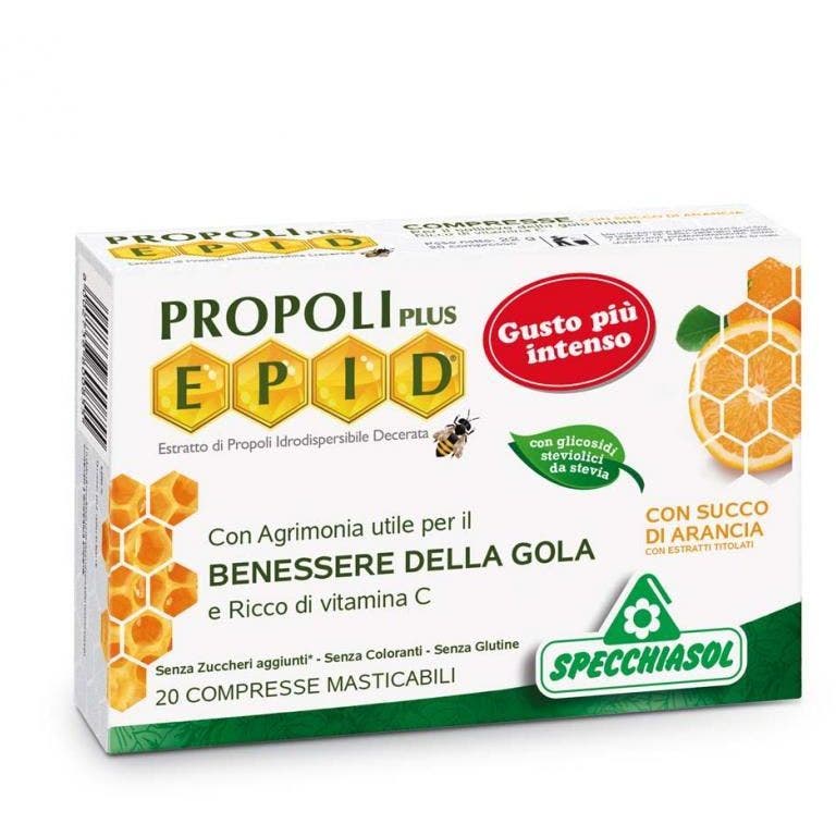 Propoli Epid Plus Arancia 20 Compresse Masticabili -3