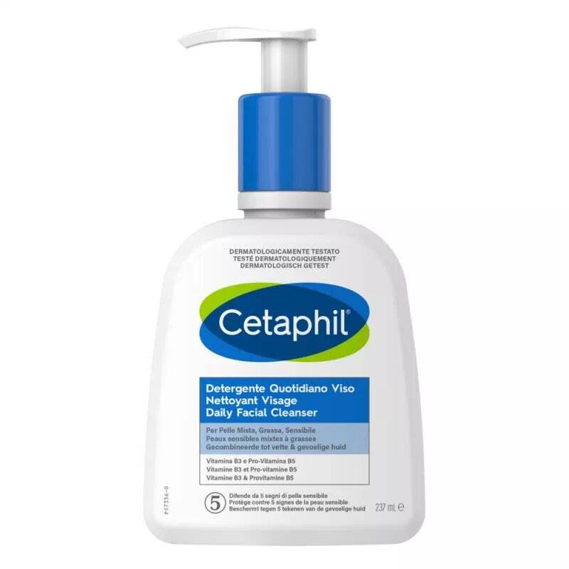 Cetaphil Detergente Quotidiano Viso Pelle Mista Grassa 237ml-1