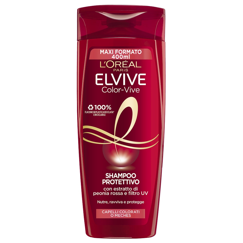 L'Oréal Paris Elvive Color Vive Shampoo Capelli Colorati/Mèches 400 ml - 1