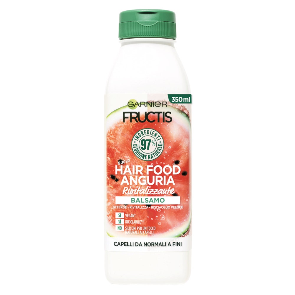 Garnier Fructis Hair Food Balsamo Capelli Fini Anguria Rivitalizzante 350ml-8