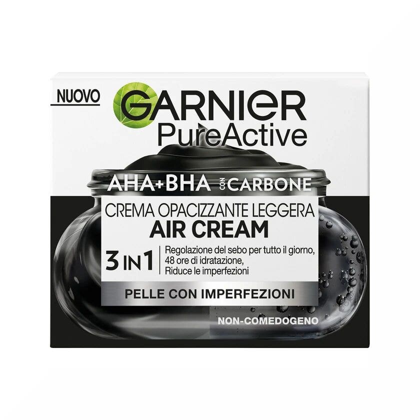 Garnier PureActive Air Cream Crema Opacizzante Leggera  3 In 1 50ml-2