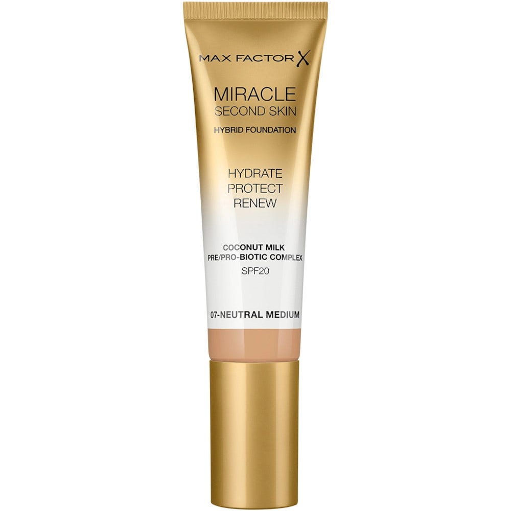 Max Factor Miracle Second Skin Fondotinta Liquido 30ml 07-Neutral Medium-1