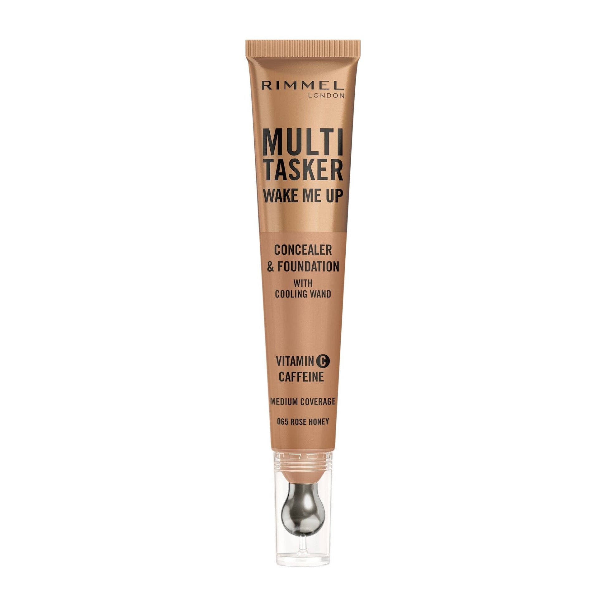 Rimmel Multi-tasker Wake Me Up Correttore & Fondotinta Formula Vegana 065 Rose Honey 20ml-1