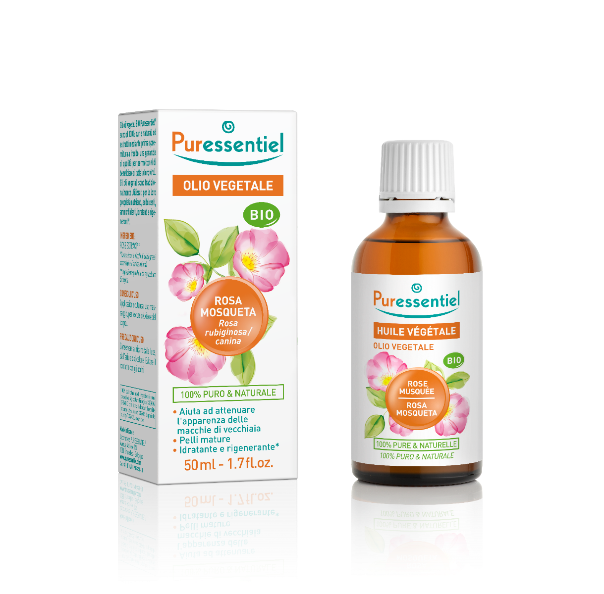 Puressentiel Olio Vegetale Bio Rosa Mosqueta 50ml-1