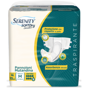Serenity Soft Dry Sensitive Pannolone Mutandina Extra Taglia M 15 Pezzi-2