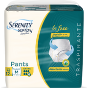 Serenity Soft Dry Sensitive Pants Extra Taglia M 12 Pezzi-3