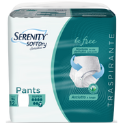 Serenity Soft Dry Sensitive Pants Super Taglia L 12 Pezzi-2