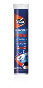 Matt Sport Ferro Con Vitamina C 20 Compresse Effervescenti-1