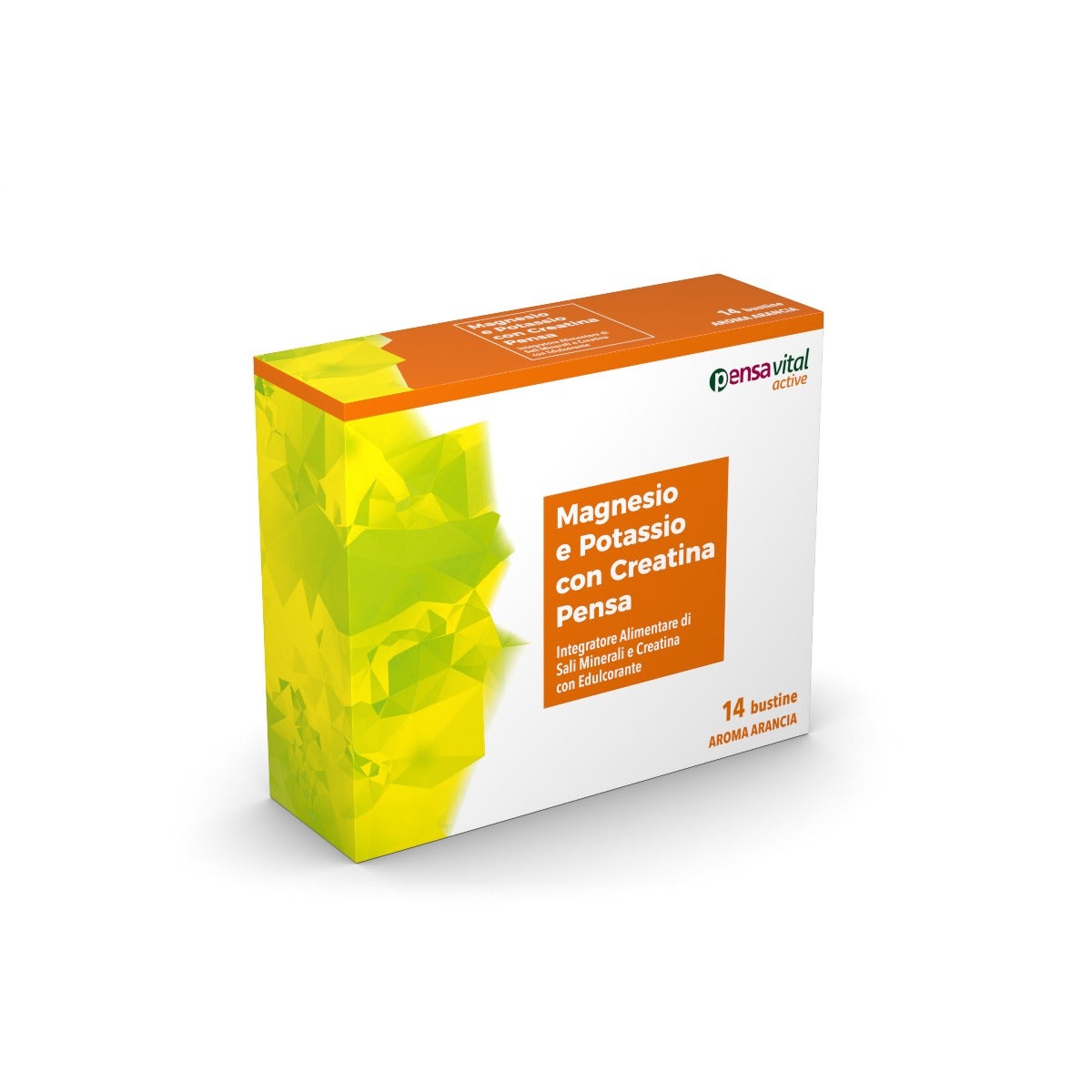 Magnesio E Potassio Con Creatina Arancia 14 Bustine-2