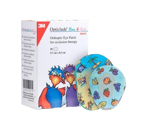 3M Opticlude Boys&Girls 5,7x8cm 30 Pezzi  - 2