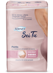 Serenity Advance Pants Sei Tu Discreet Taglia Media 12 Pezzi-1