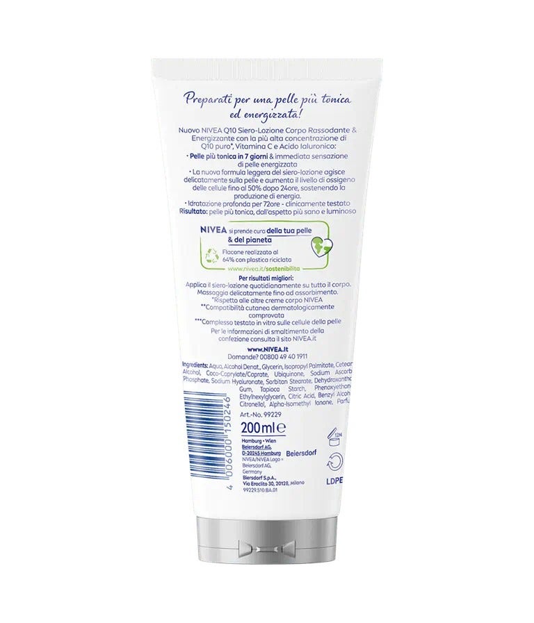 Nivea Q10 Siero Lozione Corpo Rassodante Energizzante 200ml