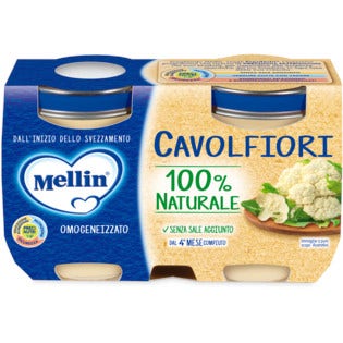 Mellin Omogeneizzato Cavolfiore 2x125g 4Mesi+  - 1