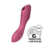 Satisfyer Curvy Trinity 3 Vibratore Rosso-6