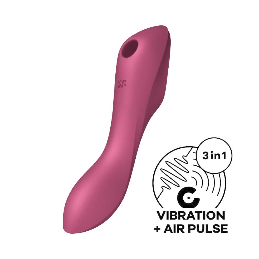 Satisfyer Curvy Trinity 3 Vibratore Rosso-6