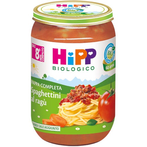 Hipp Bio Spaghettini Al Ragù 220g 8Mesi+-4