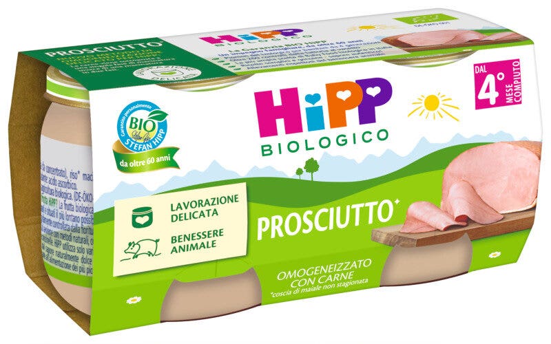 Hipp Omogeneizzato Prosciutto 2X80g 4Mesi+-1