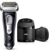 Braun Rasoio Series 9 Wet&Dry 9360cc Con Stazione Di Pulizia Clean&Charge E Custodia Da Viaggio Nero - 1