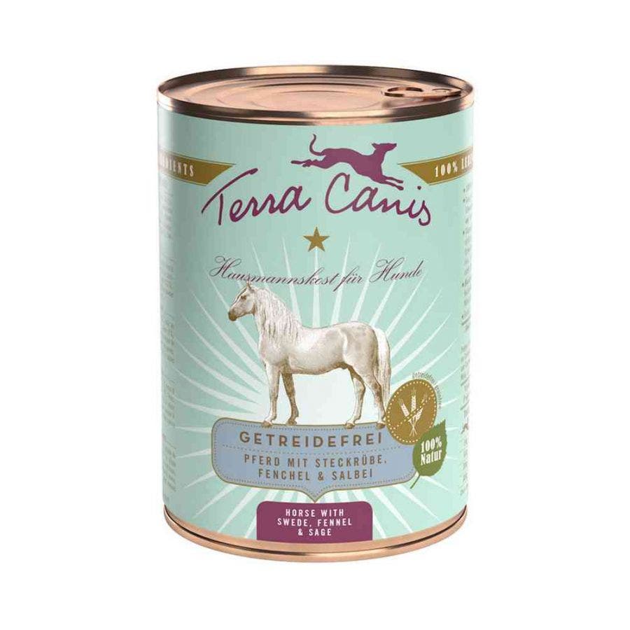 Terra Canis Grain-Free Alimento Umido Cavallo Con Rapa Finocchio E Salvia Per Cani Scatoletta 400g-2
