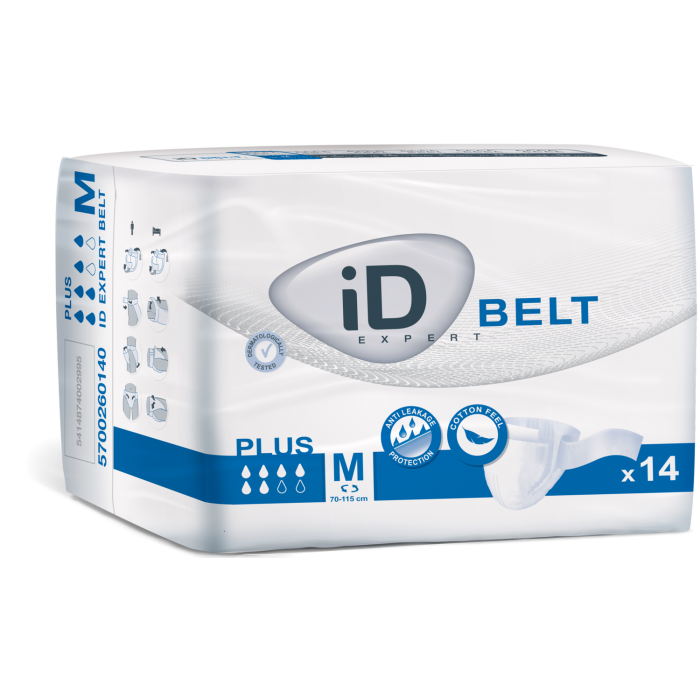 Id Belt Plus Pannolone Per Incontinenza Taglia Media N1 14 Pezzi-0