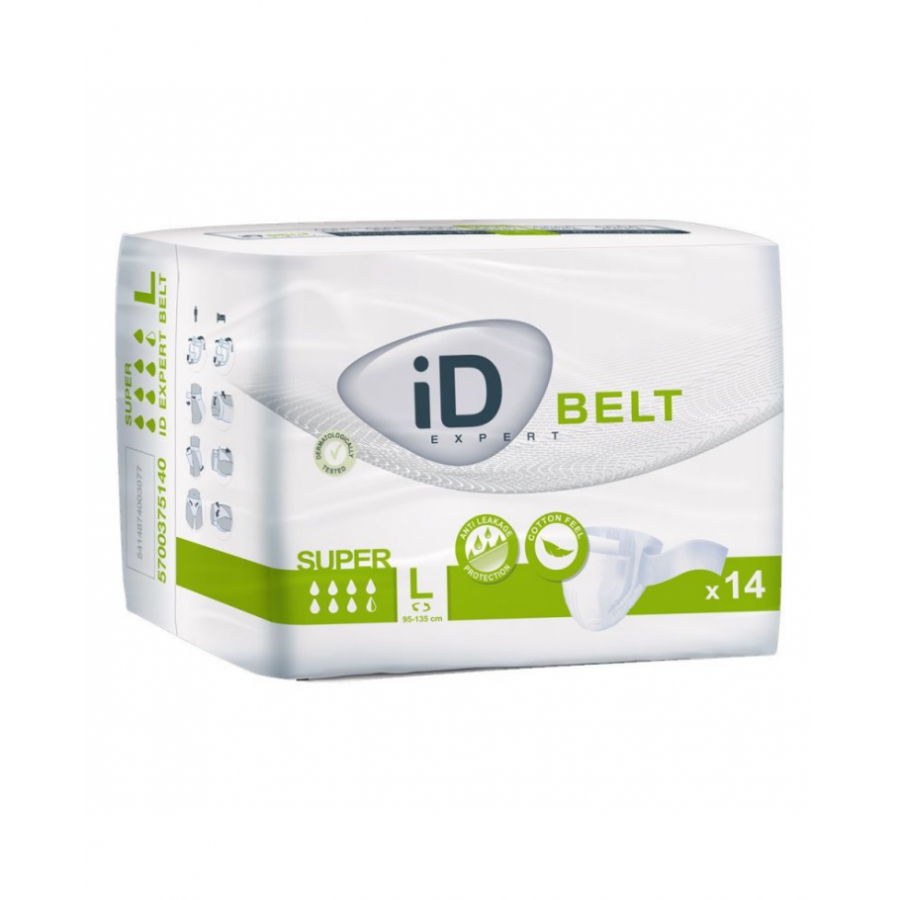 ID Expert Belt Pannolone Incontinenza Super Taglia L 14 Pezzi-1