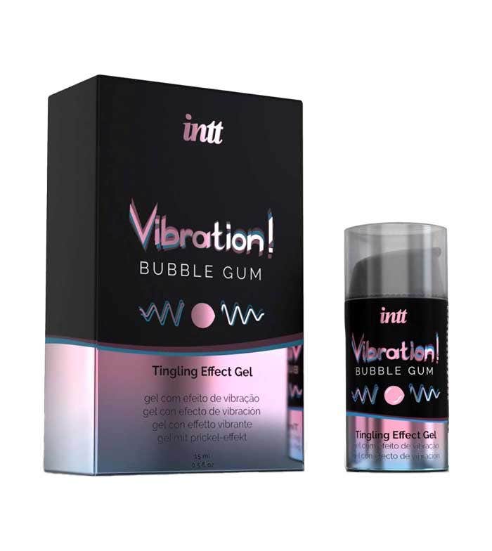 Intt Gel Eccitante Con Effetto Vibrazione Bubble Gum 15ml-2