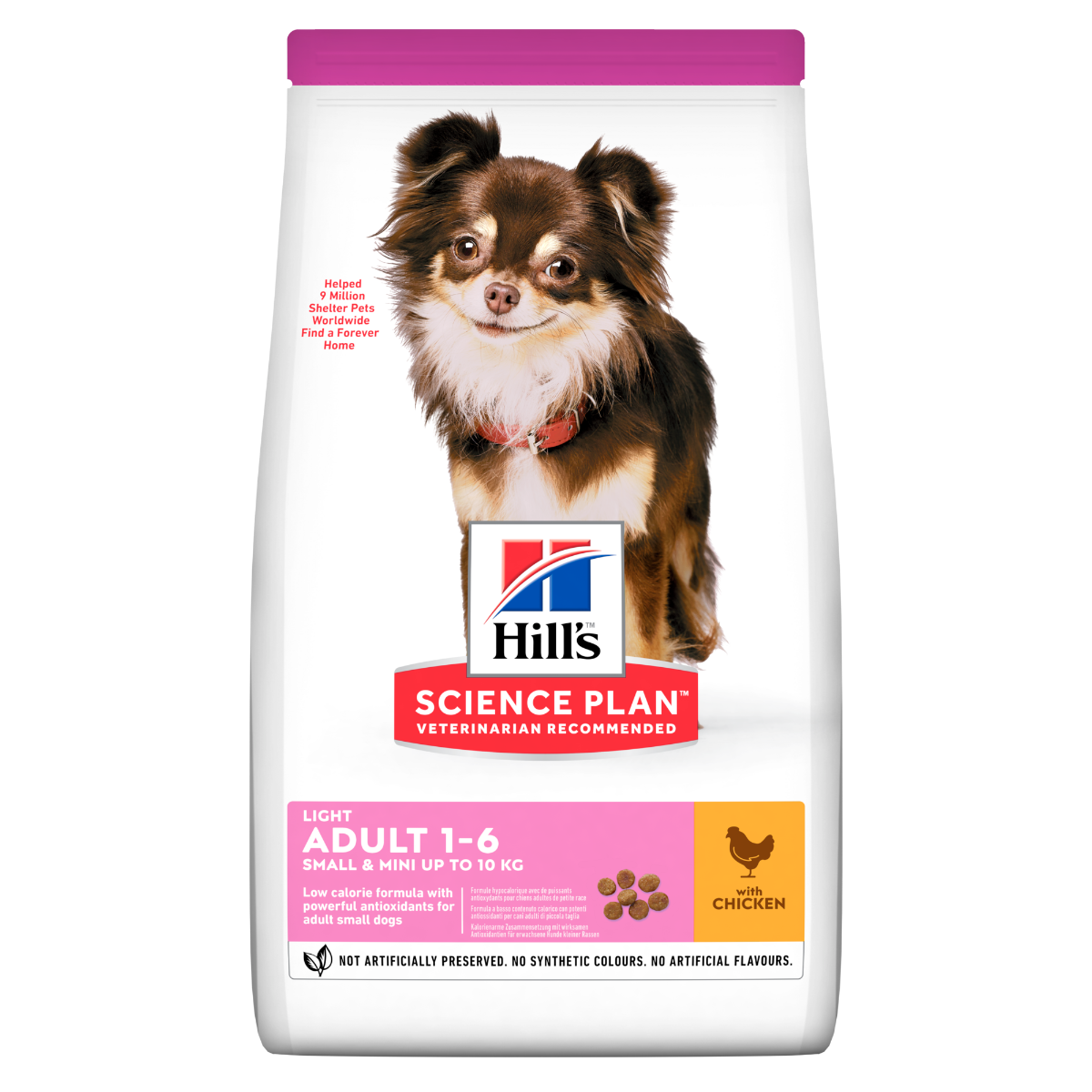 Hill's Science Plan Light Small & Mini Adult Crocchette Con Pollo Per Cani Sacco 6 Kg-9