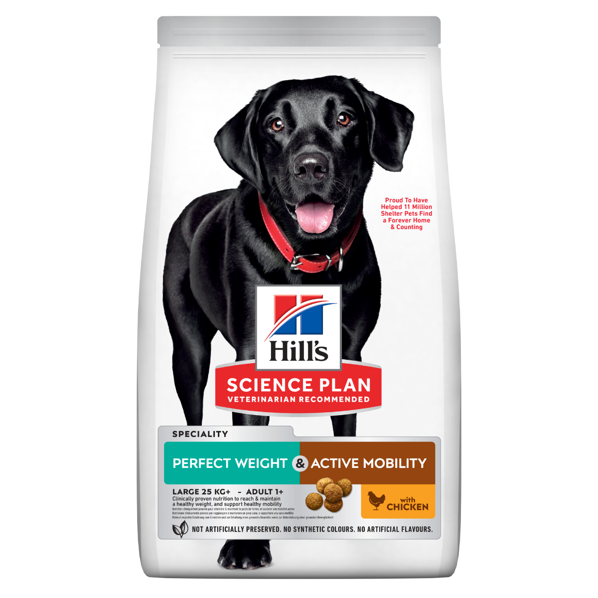 Hill's Science Plan Perfect Weight & Active Mobility Adult Crocchette Con Pollo Per Cani Taglia Grande Sacco 12 Kg-10