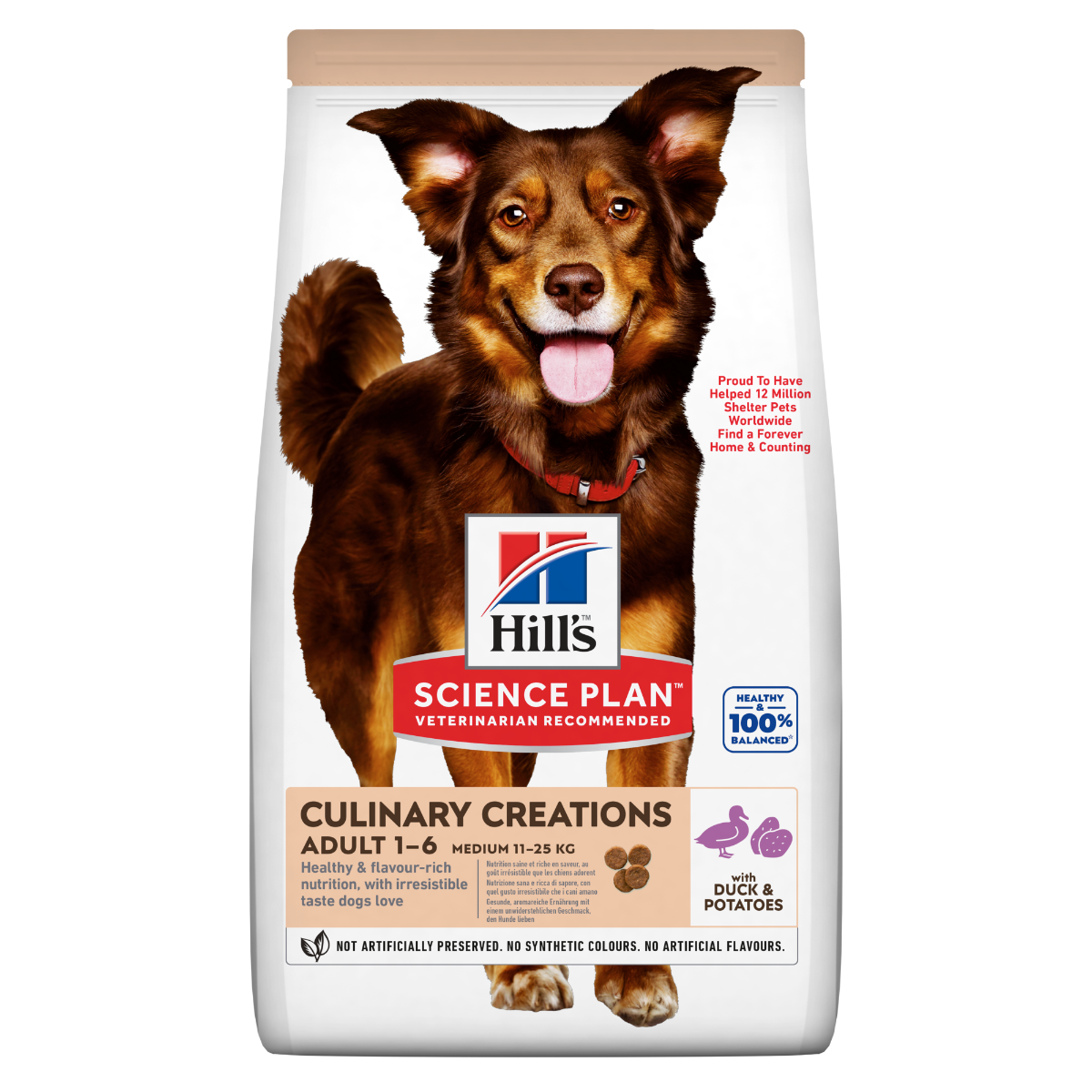 Hill's Science Plan Culinary Creations Adult Crocchette Con Anatra E Patate Per Cani Taglia Media Sacco 2,5 Kg-8