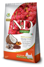 Farmina N&D Quinoa Skin & Coat Herring Cibo Secco Per Cani Adulti Taglia Mini 800g-2