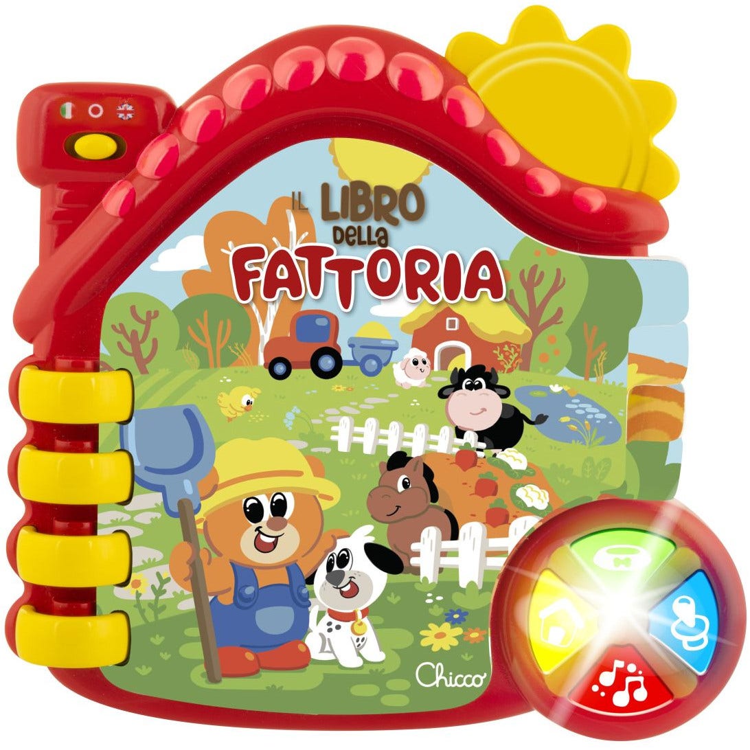Chicco Gioco ABC Libro Parlante Fattoria 1 Pezzo 6Mesi+ Italiano/Inglese-4