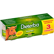 Dieterba Omogeneizzato Manzo 3x80g  - 2