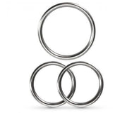 Crushious Metaleros Set Di 3 Cockring in Metallo-1