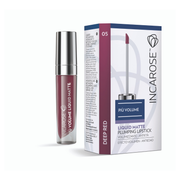 Incarose Più Volume Liquid Matte Plumping Lipstick 05 Deep Red  - 1