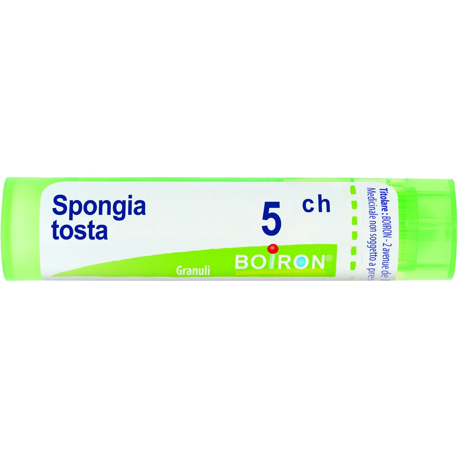 Boiron Spongia Tosta Granuli 05Ch Tubo 4g  - 1