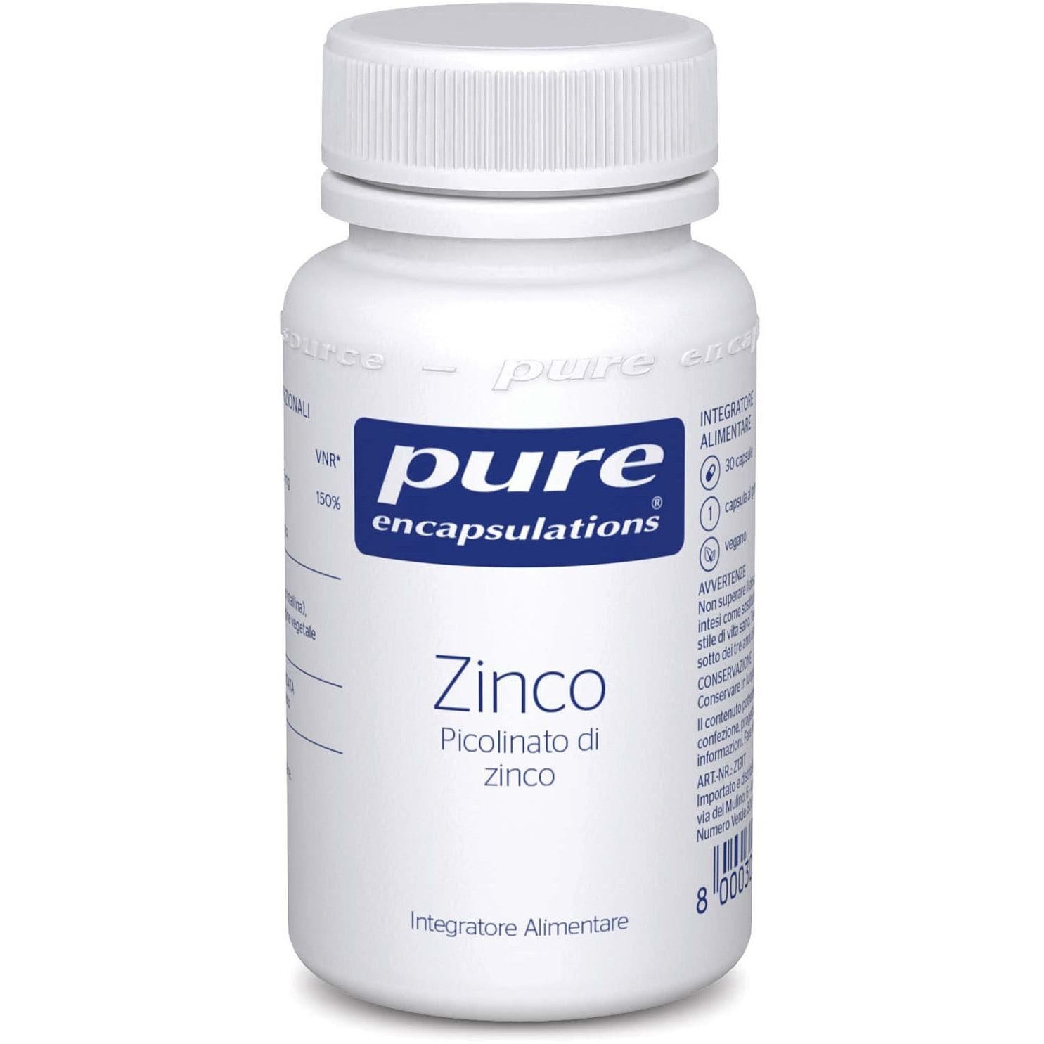Pure Encapsulations Zinco 30 Capsule  - 1