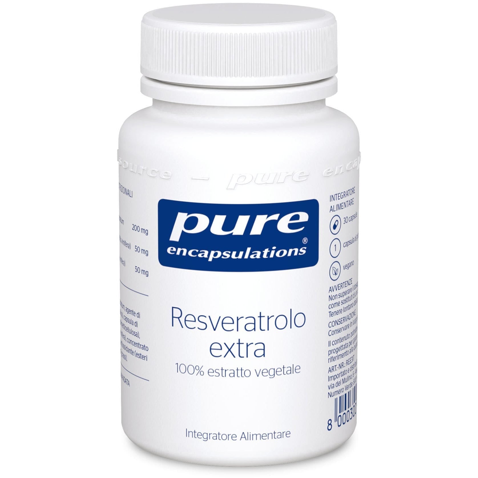 Pure Encapsulations Resveratrolo Extra 30 Capsule  - 1