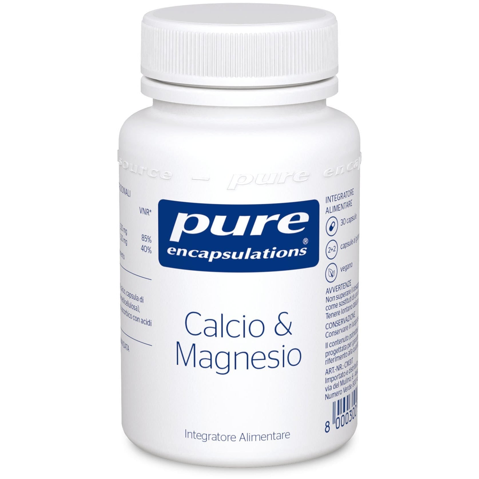 Pure Encapsulations Calcio&Magnesio 30 Capsule  - 1