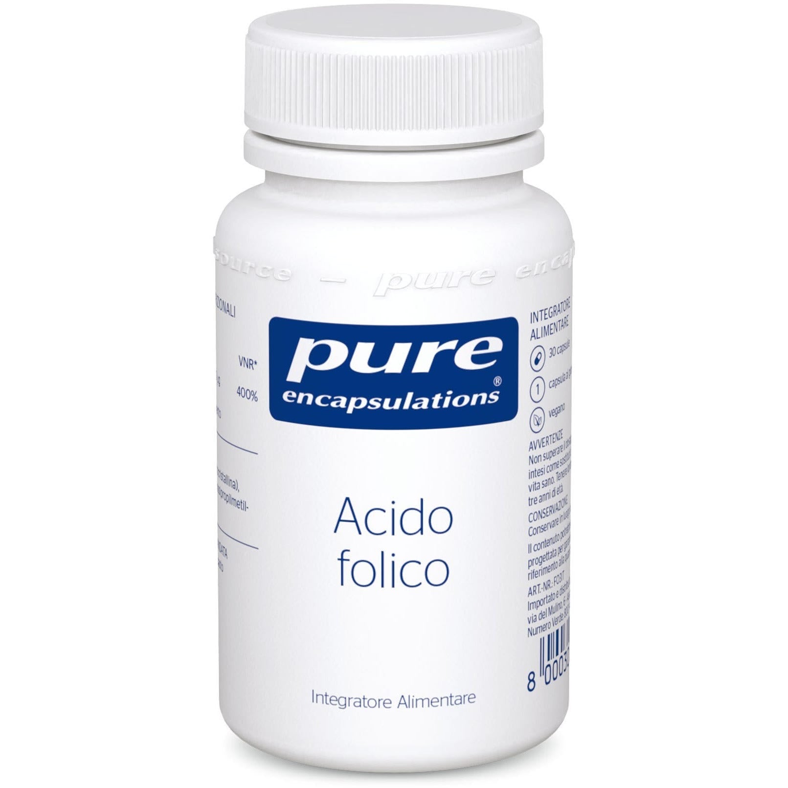 Pure Encapsulations Acido Folico 30 Capsule  - 1