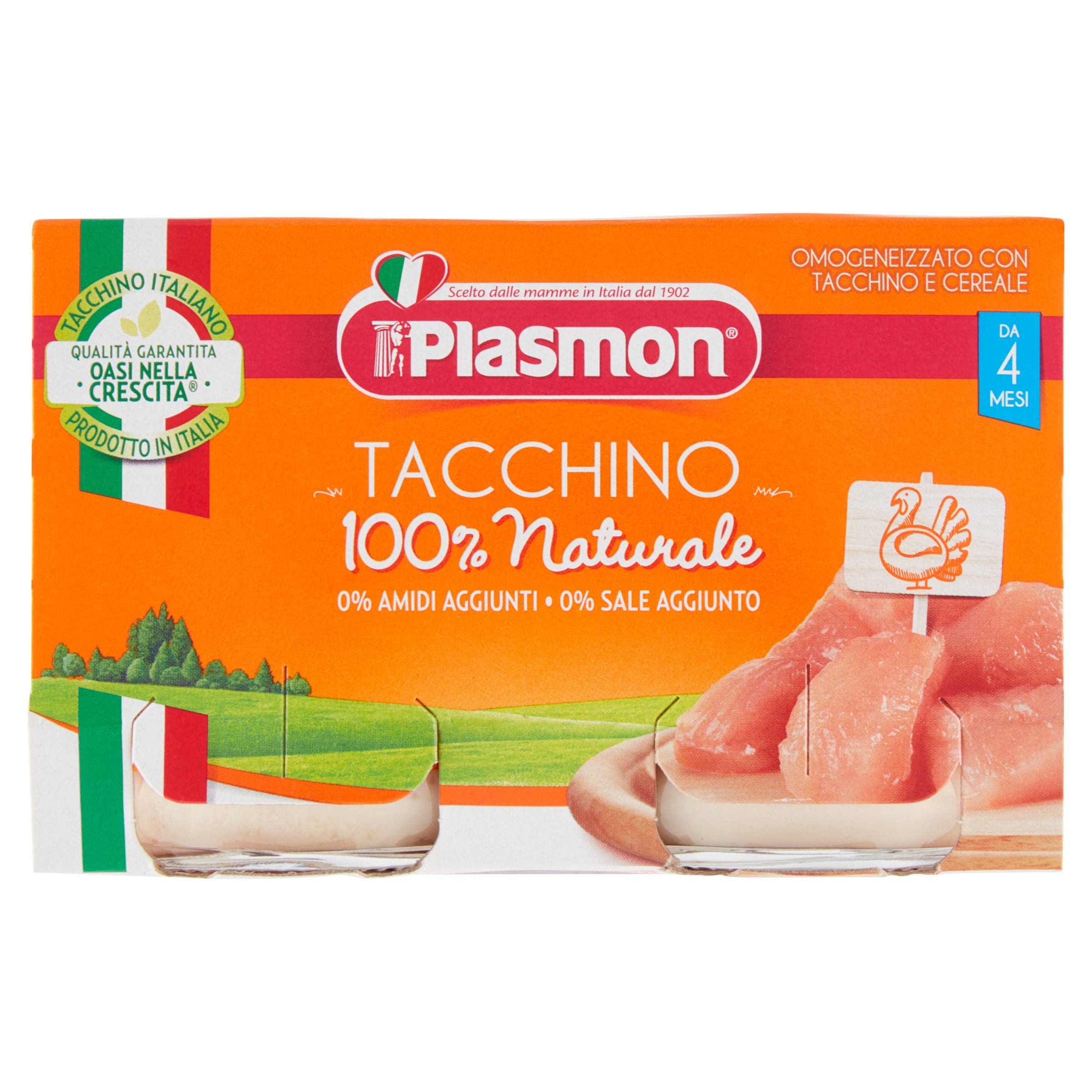 Plasmon Omogeneizzato Tacchino 2x120g  - 2