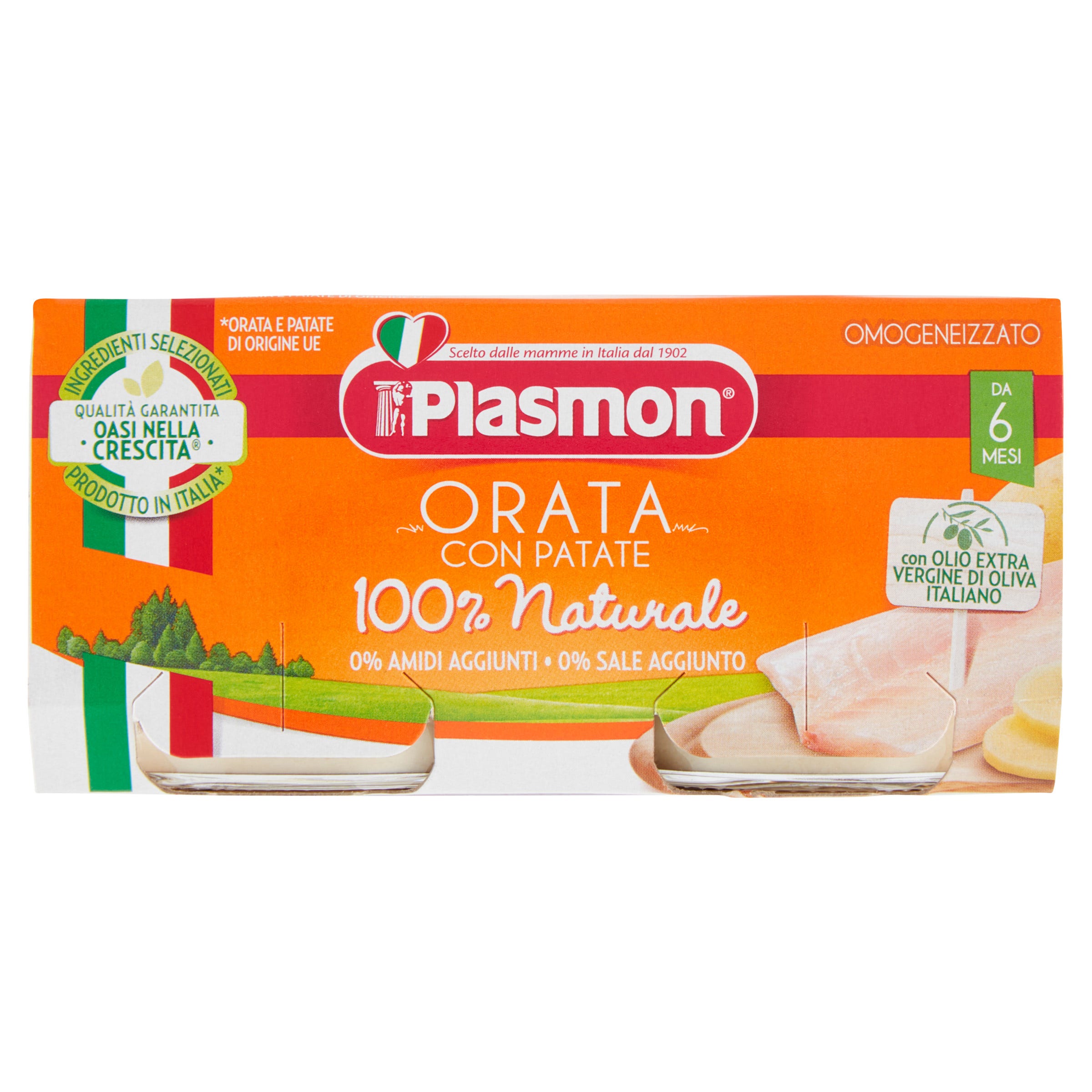 Plasmon Omogeneizzato Orata Patate 2x80g  - 2