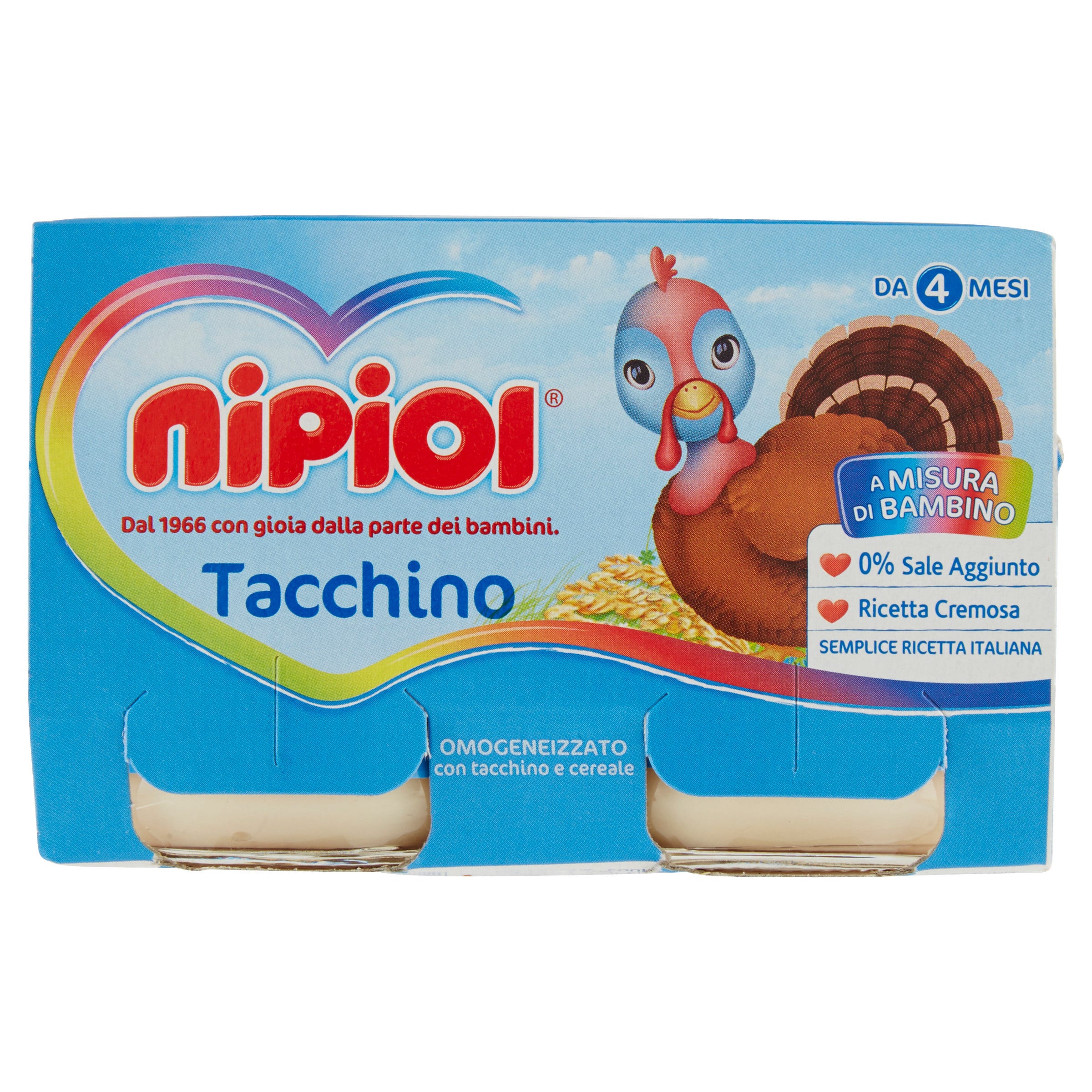Nipiol Omogeneizzato Tacchino 2x120g  - 1